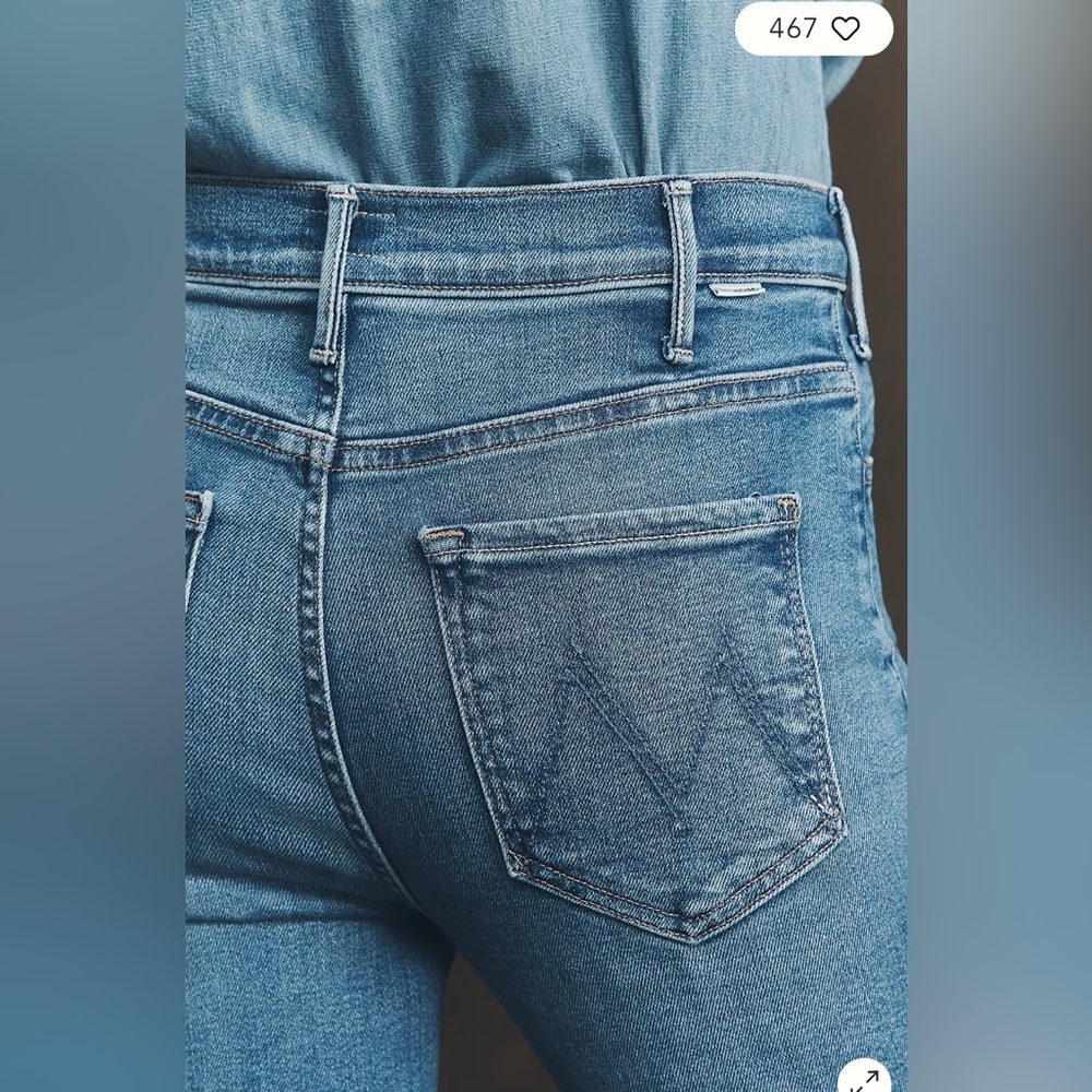 MOTHER jeans the hustler ankle mid rise size 27 NWT - Picture 5 of 16